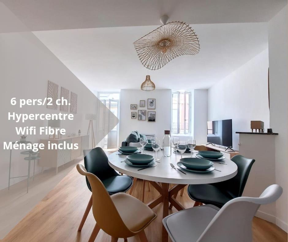 Le Nordique - 2 Chambres - Fibre Wifi - Netflix - Menage Inclus Tarbes Exterior foto